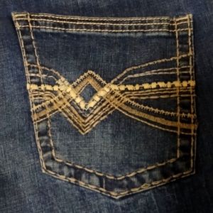 Wrangler Rock 47 Denim Relaxed Boot 38x34